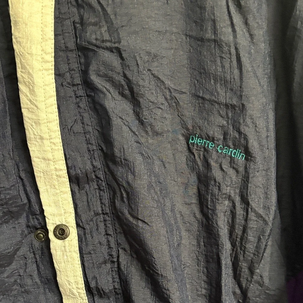 Vintage Pierre Cardin Multicolor Windbreaker Jacket - Picture 2 of 6